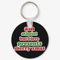 Atheist Christmas keychains