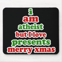 Atheist Christmas mousepads