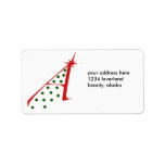 Atheist Christmas Tree Personalized Address Label