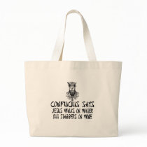 Atheist Confucius bags by LIMEYBOY Atheist Confucius bags