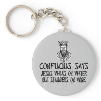 Atheist Confucius Key Chain