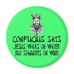 Atheist Confucius Refrigerator Magnet