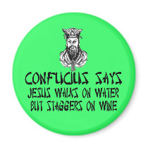 Atheist Confucius magnets