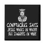 Atheist Confucius Refrigerator Magnets