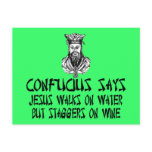 Atheist Confucius Postcard