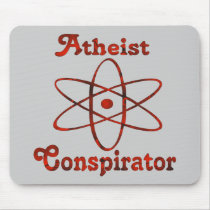 Atheist Conspirator mousepads