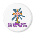 Atheist Easter Bunny Fridge Magnets