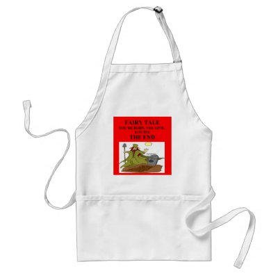 atheist fairy tale apron by jimbuf