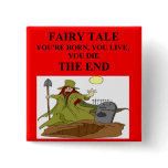 atheist fairy tale pinback buttons