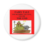 atheist fairy tale refrigerator magnet