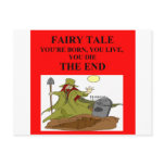 atheist fairy tale post card