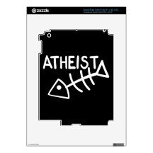 Atheist Fish Decal For iPad 3