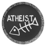 Atheist Fish Dinner Plate