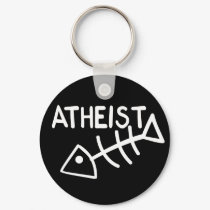 Atheist Fish keychains