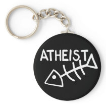 Atheist Fish Keychain
