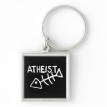 Atheist Fish Key Chains