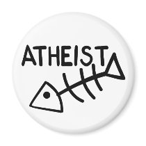 Atheist Fish magnets by godless_heathen Atheist Fish magnets
