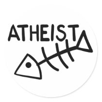 Atheist Fish stickers