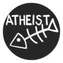Atheist Fish stickers
