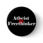 Atheist & Freethinker Pinback Button