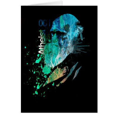 Atheist Heroes Charles Darwin Cards by AtheistApparel