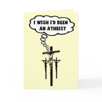 Atheist humor card