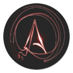 Atheist in Red Sticker