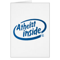 Atheist Inside Greeting Cards