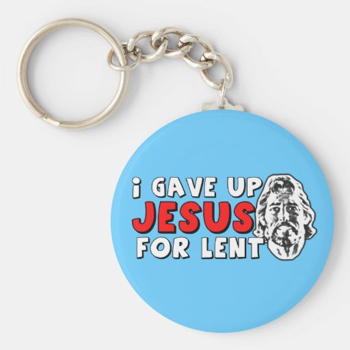 Atheist lent keychains
