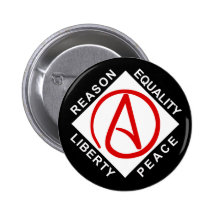 Atheist logo button