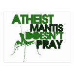 Atheist Mantis Postcards