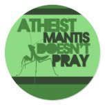 Atheist Mantis Stickers