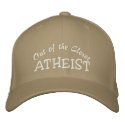 ATHEIST Personalize Name embroidered hats