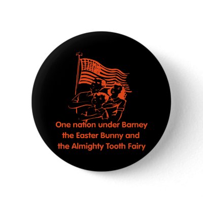 Atheist Pledge Pinback Buttons by godless_heathen