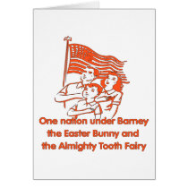 Atheist Pledge Greeting Card