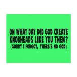 Atheist Post Cards