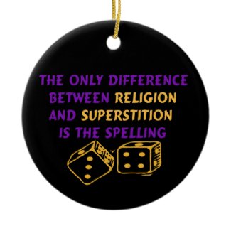 Atheist Quote ornament