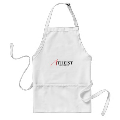 Atheist (Scarlet Letter) Apron by jamesatracy