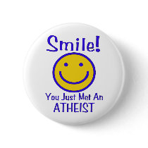 Atheist Smiley Pins