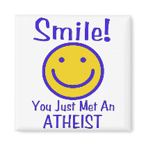 Atheist Smiley magnets by godless_heathen Atheist Smiley magnets