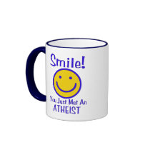 Atheist Smiley Coffee Mugs