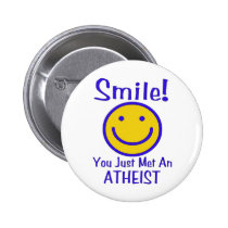 Atheist Smiley buttons