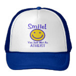 Atheist Smiley Trucker Hat