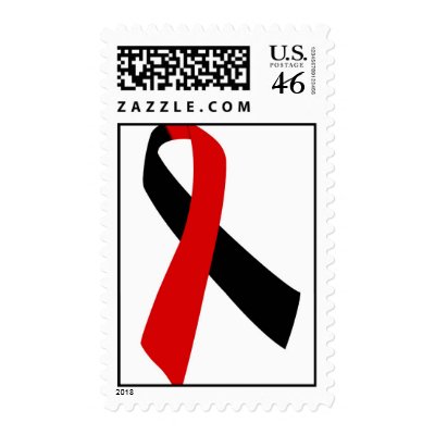 Atheist Solidarity Ribbon Postage Stamps by VillageHeathen