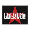 Atheist Star postcards