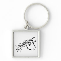 Atheist  Sushi! (ichthys) Keychain