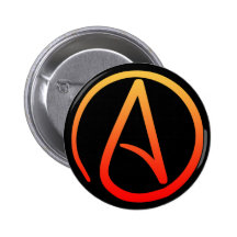 Atheist Symbol Button