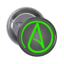 Atheist Symbol button buttons