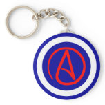 Atheist Symbol keychain
