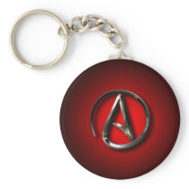 Atheist Symbol Keychain